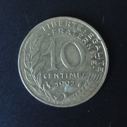 10 centimes 1992