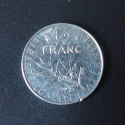 1/2 Franc 1997