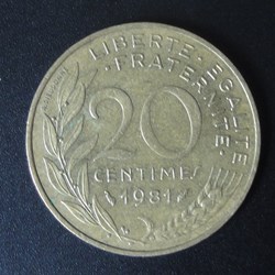 20 centimes 1981