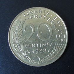 20 centimes 1988