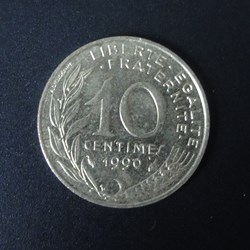 10 centimes 1990