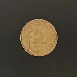5 centimes 1972
