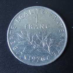 1 Franc 1976