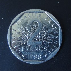 2 Francs 1998