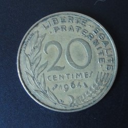 20 centimes 1964