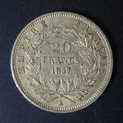 20 Francs 1857