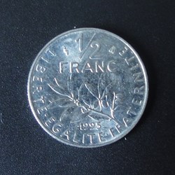 1/2 Franc 1995