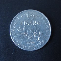 1/2 Franc 1978