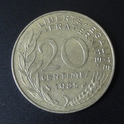 20 centimes 1985