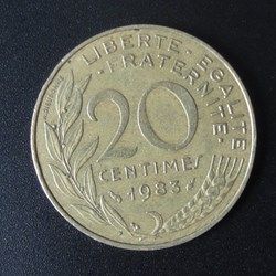 20 centimes 1983