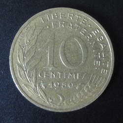 10 centimes 1980