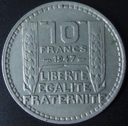 10 Francs Turin 1947