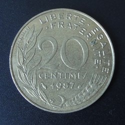 20 centimes 1987