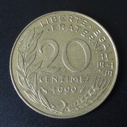 20 centimes 1990