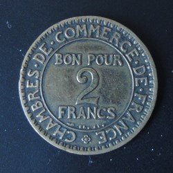 Bon pour 2 Francs 1923