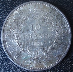 10 Francs Hercule 1965
