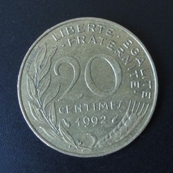 20 centimes 1992