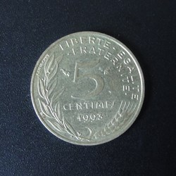 5 centimes 1993