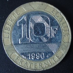 10 Francs 1990