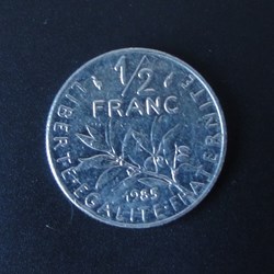 1/2 Franc 1985