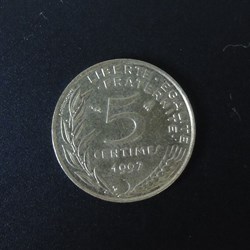 5 centimes 1997