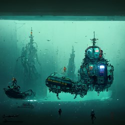 A digital painting from Midjourney