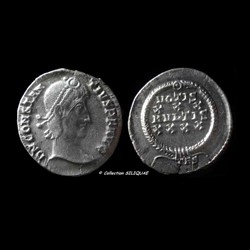 CONSTANCE II  - THESSALONIQUE - RIC 163