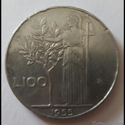 100 lires 1955