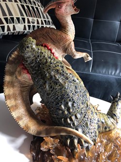Deinosuchus VS Parasaurolophus, Sideshow, 2010 (édition limitée, 250 exemplaires)