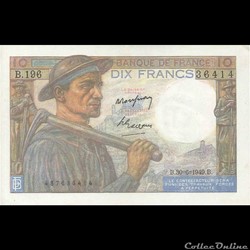 10 Francs Mineur