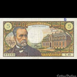 5 Francs Pasteur 1966
