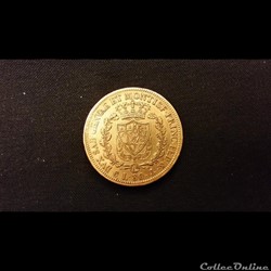 Charles Félix 80 lire Or 1830 Sardaigne