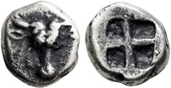 Lamponeia / Hemiobole / Bucrane - Carré creux.