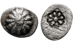 Erythrée? - Hémiobole - Rosace - Rosette dans poinçon creux
