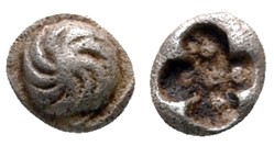 Erythrée? - Hemitetartemorion - Rosette - Cruciforme en creux avec 5 Globules.