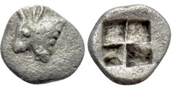 Asie Mineure/Incertaine/Hémiobole/Scorpion - Carré creux