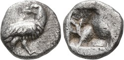 Abydos / Incertaine / Diobole / Aigle / Carré creux.