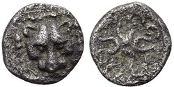 *Milet / 1/32 eme de statère / Tête de Lion - Motif Floral