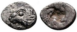 *Cebren / Hemiobole / Tête de bélier - Carré creux.