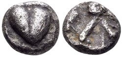 Kyrene / Obole / Fruit de Silphium - Motif étoilé.