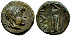 M Chersonèse Taurique-Demi unité -Tête laurée d'Apollon - Arc et Gorytos