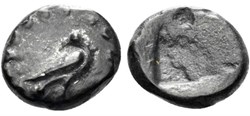 Abydos / Incertaine / Diobole / Aigle / Carré creux.
