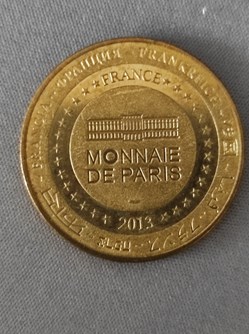 La médaille MONNAIE DE PARIS de Poitier : LE FUTUROSCOPE