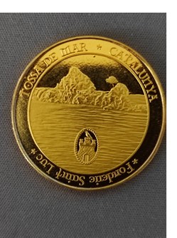 La médaille d'Espagne : TOSSA DE MAR CATALUNYA