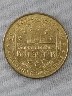 La médaille MONNAIE DE PARIS MILLENUIM  : DU MONT SAINT-MICHEL
