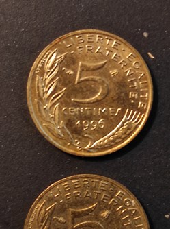 5 centimes 1998