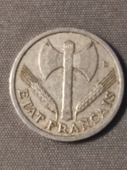 1 franc Francisque, légère