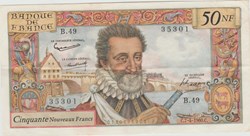 Billet 50N.Francs HENRI IV  SUP/SPL