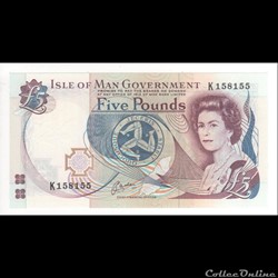 5 POUND #41 ILE DE MAN 1983
