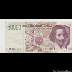 50.000 Lires  #116  ITALIE  1984 / 2em type